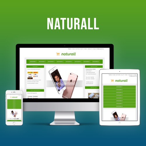 Naturall ebay template - naturall,