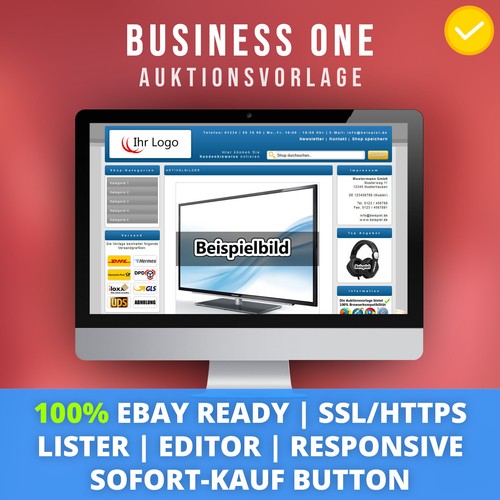 Business one ebay - ebay, template